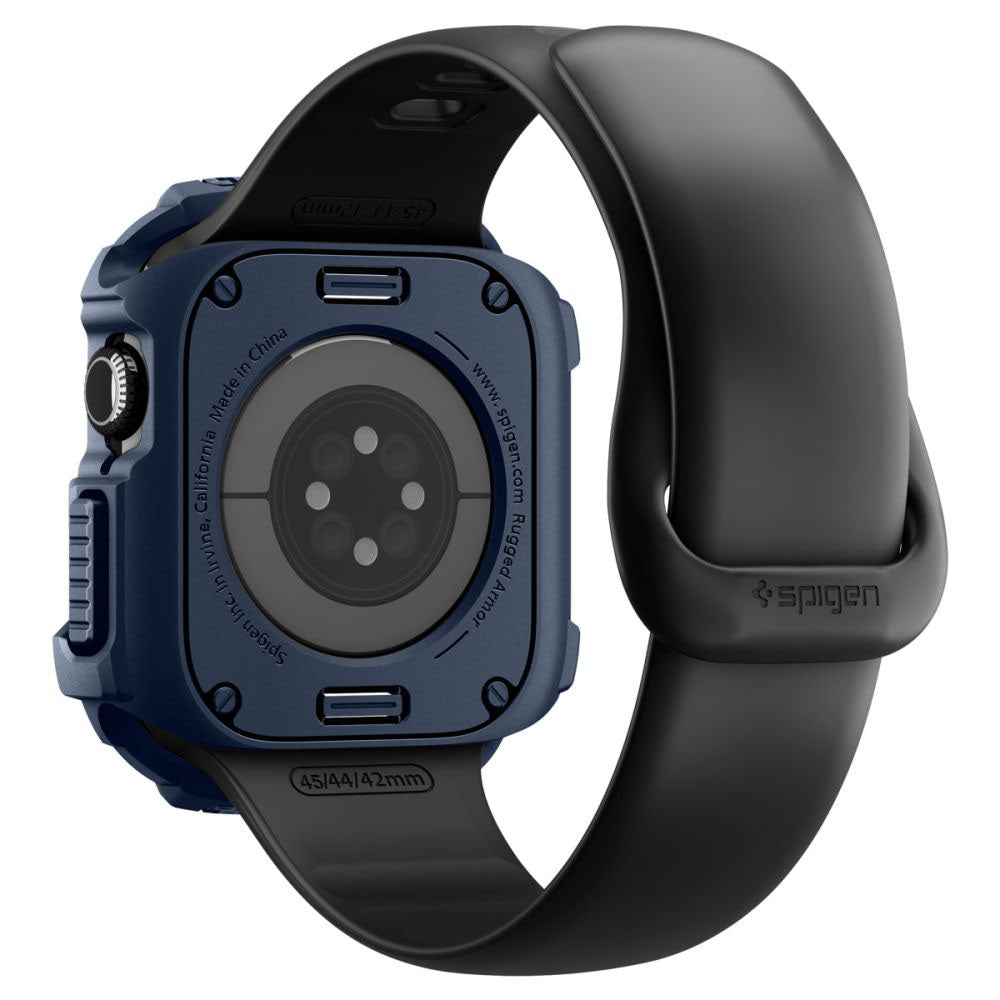 Etui Spigen Rugged Armor V2 dla Apple Watch Series 10 / 11 42mm, Granatowe ACS10492