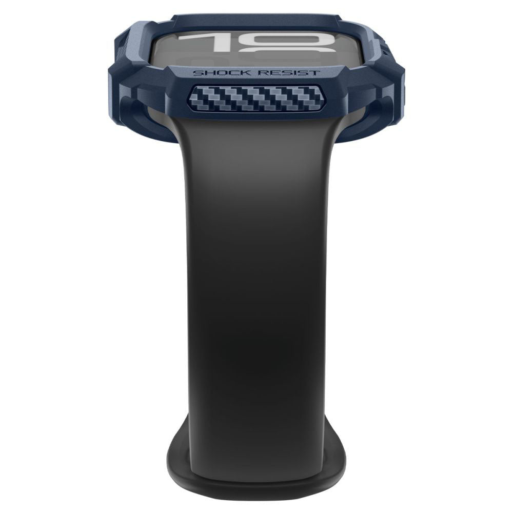 Etui Spigen Rugged Armor V2 dla Apple Watch Series 10 / 11 42mm, Granatowe ACS10492