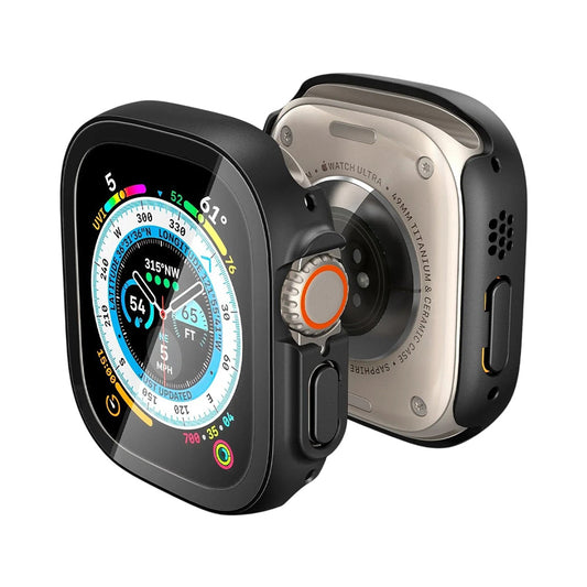 Etui Spigen Thin Fit 360 do Apple Watch Ultra Series, czarne ACS05558