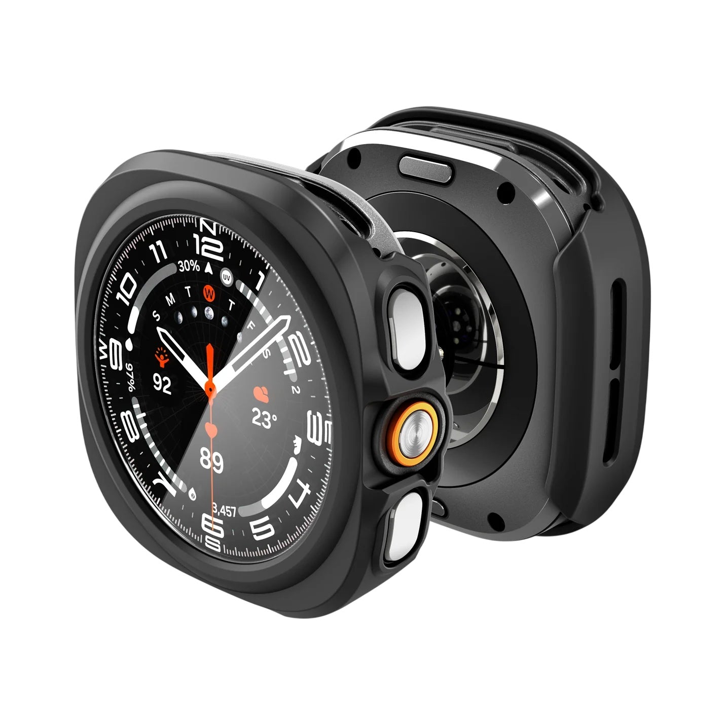 Etui Spigen Thin Fit 360 do Samsung Galaxy Watch Ultra2, czarne ACS11609