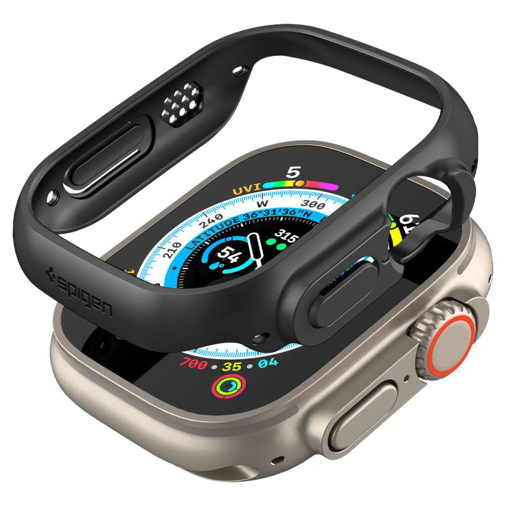 Etui Spigen Thin Fit dla Apple Watch Ultra Series, Czarne ACS05458