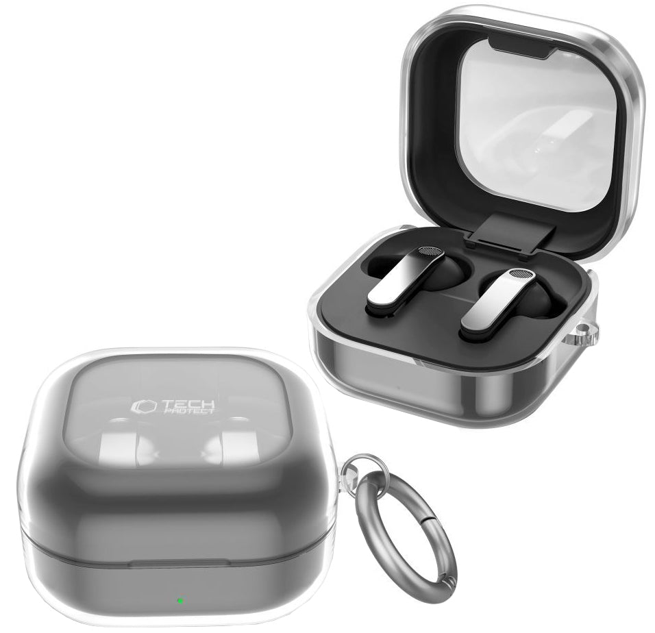 Etui Tech-Protect Flexair dla Samsung Galaxy Buds4 / Buds4 Pro, Przezroczyste