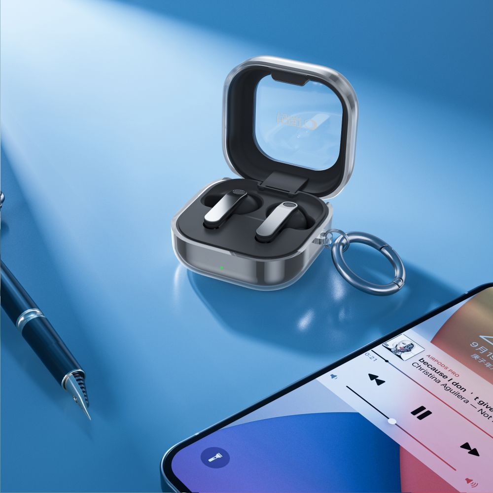 Etui Tech-Protect Flexair dla Samsung Galaxy Buds4 / Buds4 Pro, Przezroczyste