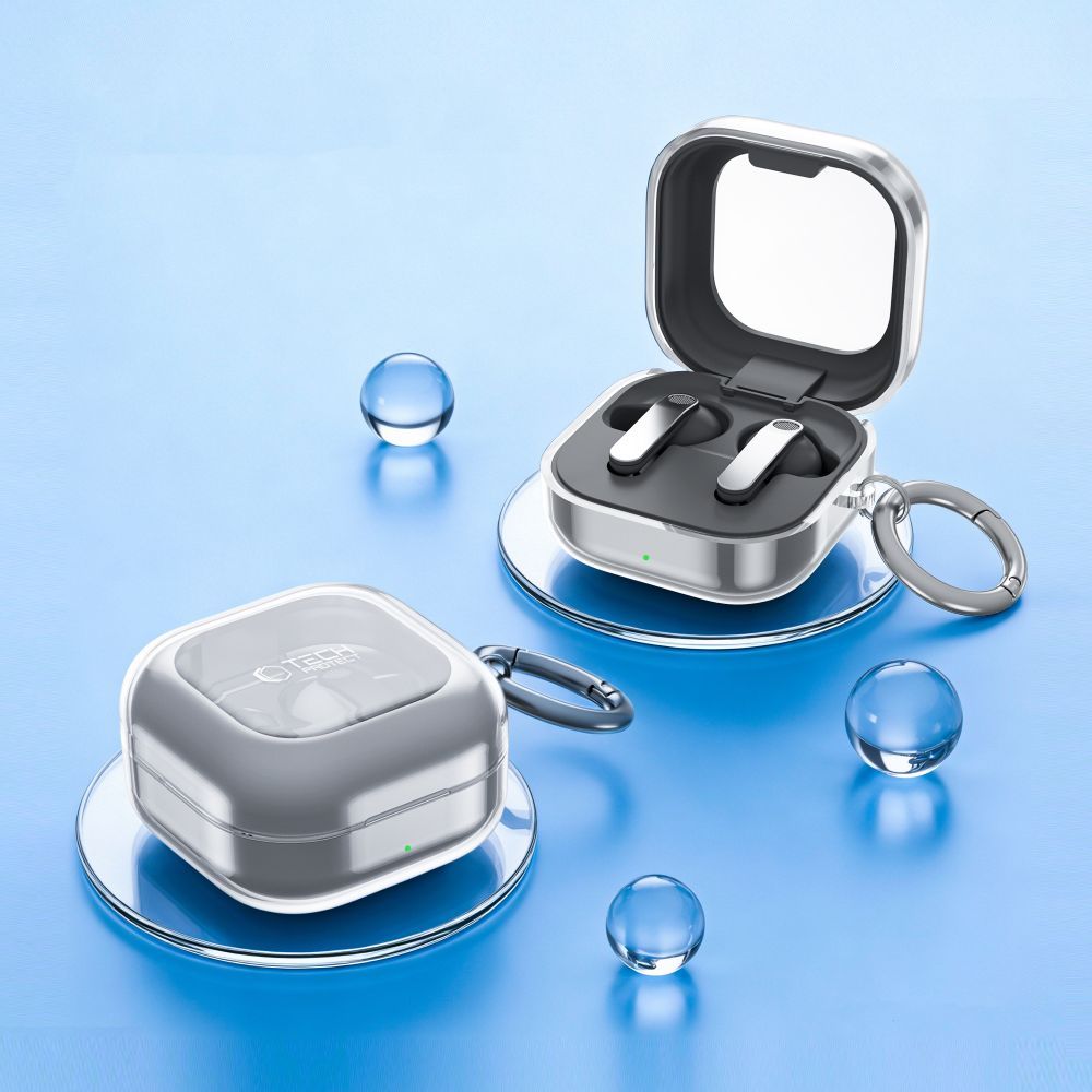 Etui Tech-Protect Flexair dla Samsung Galaxy Buds4 / Buds4 Pro, Przezroczyste