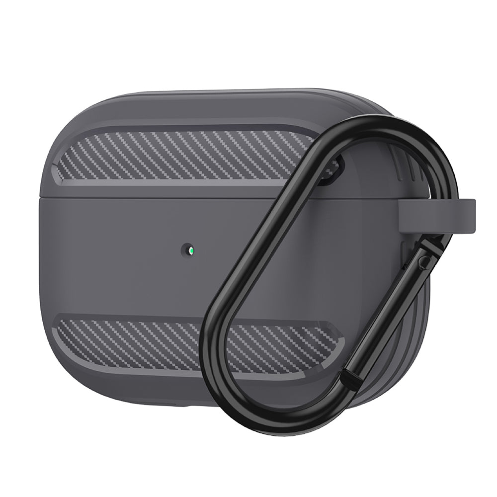 Etui Techsuit Carbon na Apple AirPods 3, Szary