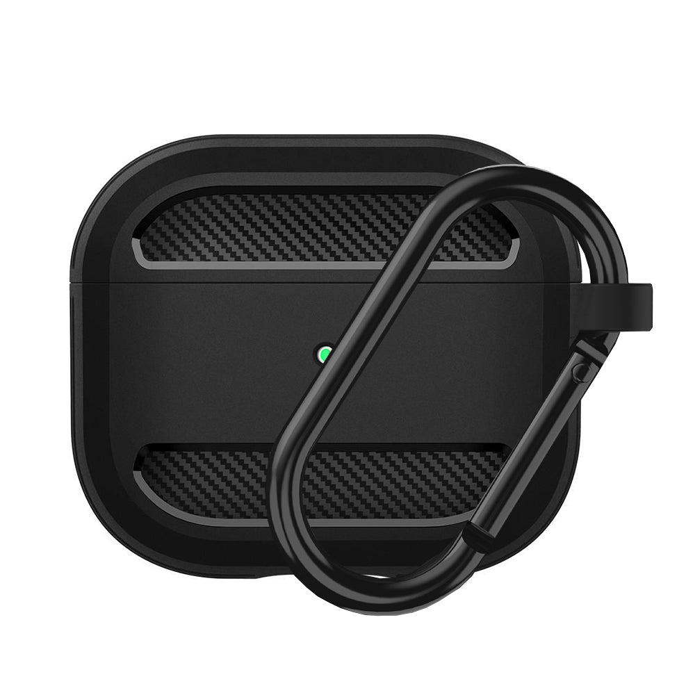 Etui Techsuit Carbon na Apple AirPods 3, czarne