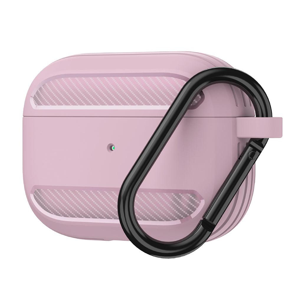 Etui Techsuit Carbon dla Apple AirPods 3, Różowe
