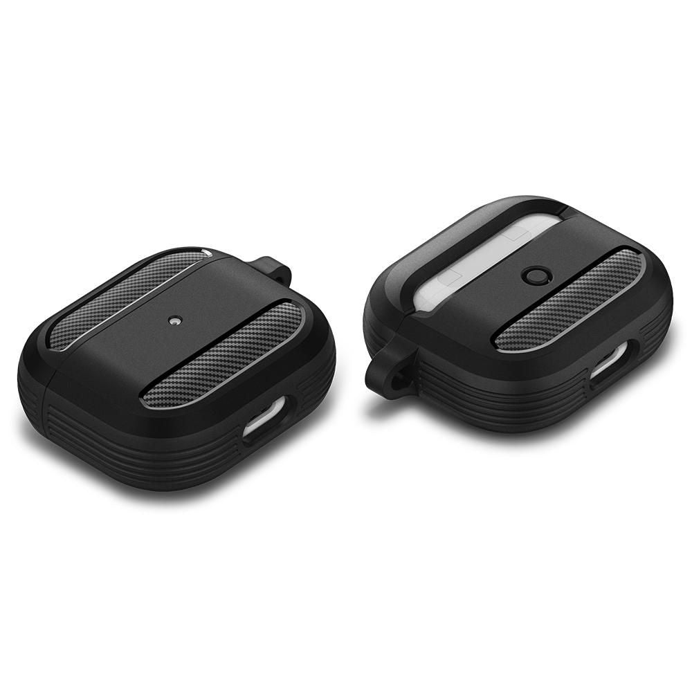 Etui Techsuit Carbon na Apple AirPods 3, Zielone