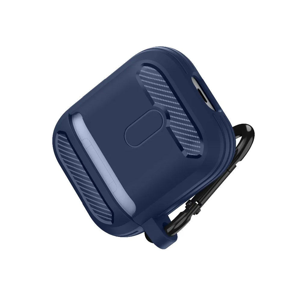 Etui Techsuit Carbon na Apple AirPods Gen 2 / Gen 1, Szary