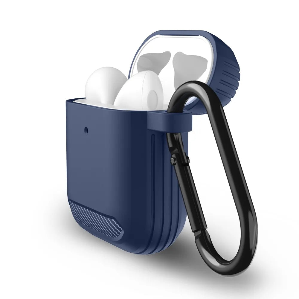 Etui Techsuit Carbon na Apple AirPods Gen 2 / Gen 1, Różowe