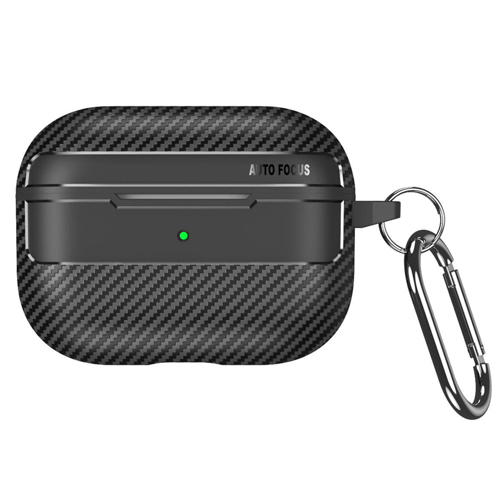 Etui Techsuit CarbonFiber dla Apple AirPods Pro Series, czarne