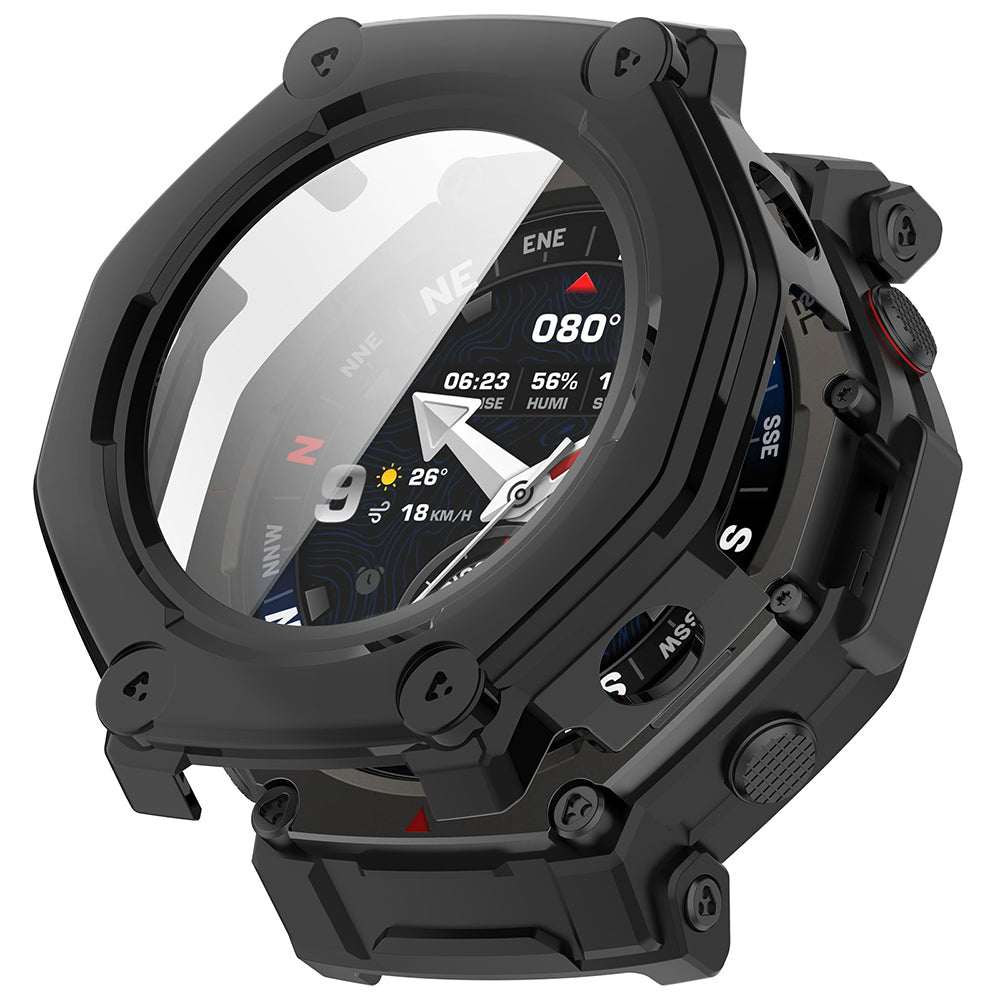 Etui Techsuit Defense360 Pro dla Amazfit T-Rex 3 Pro 48mm, Czarne