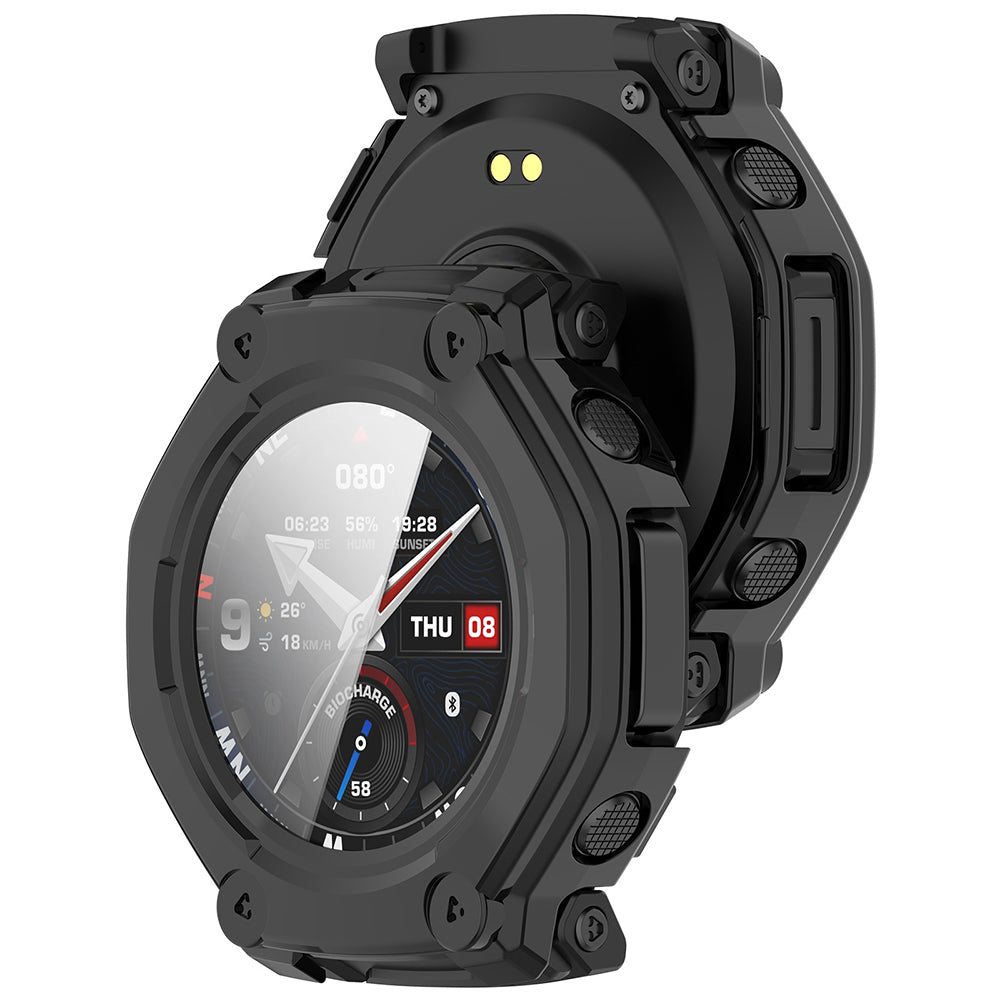 Etui Techsuit Defense360 Pro dla Amazfit T-Rex 3 Pro 48mm, Czarne