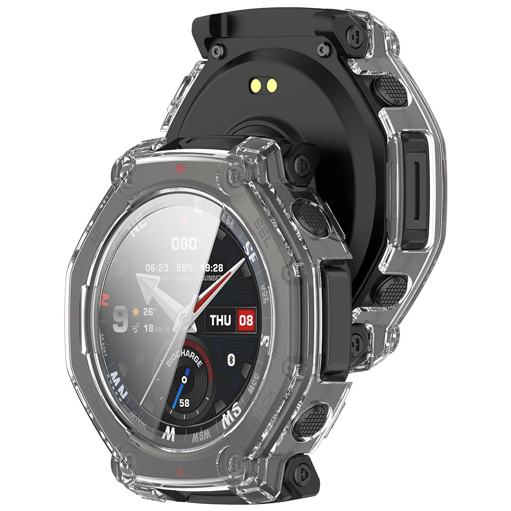 Etui Techsuit Defense360 Pro dla Amazfit T-Rex 3 Pro 48mm, Przezroczyste