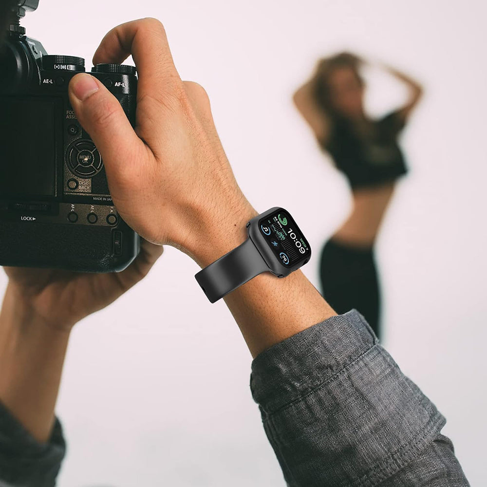 Etui Techsuit Defense360 Pro do Apple Watch 40mm Series, czarne