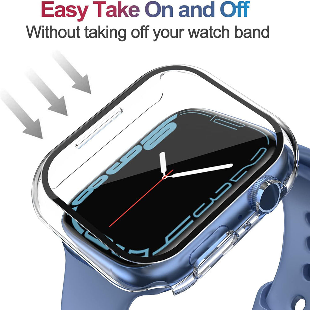 Etui Techsuit Defense360 Pro do Apple Watch 7 45mm Series, Przezroczyste