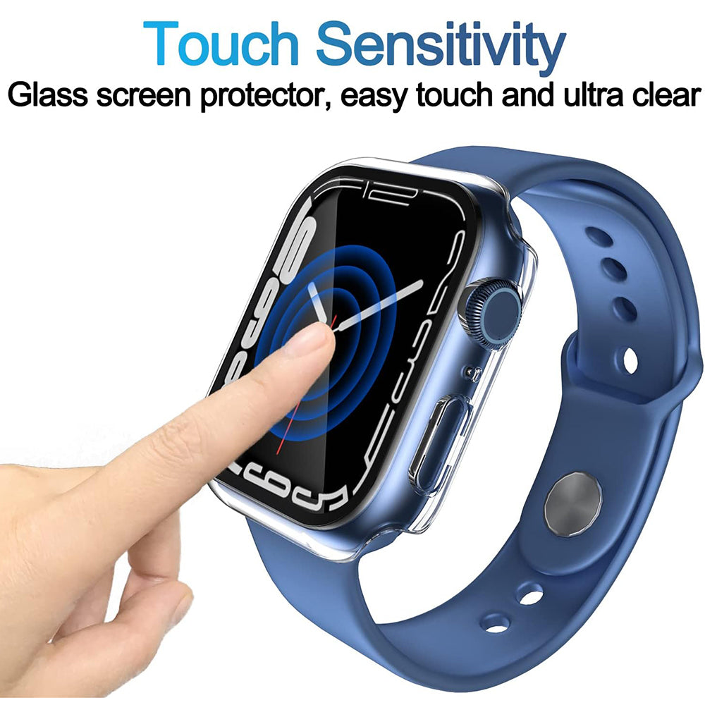 Etui Techsuit Defense360 Pro do Apple Watch 7 45mm Series, Przezroczyste