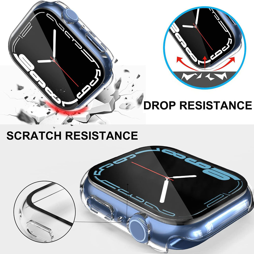 Etui Techsuit Defense360 Pro do Apple Watch 7 45mm Series, Przezroczyste
