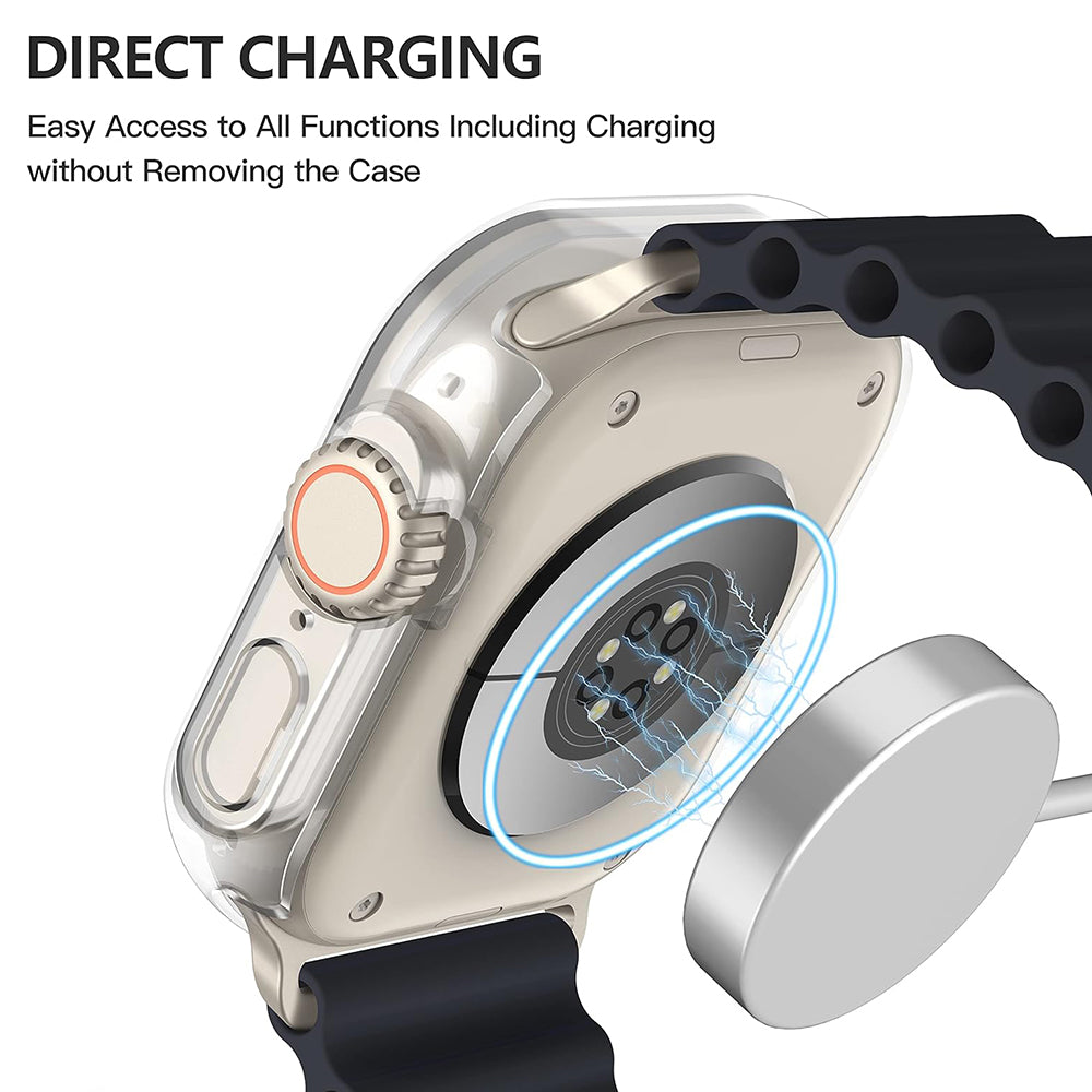 Etui Techsuit Defense360 Pro dla Apple Watch Ultra Series, Przezroczyste
