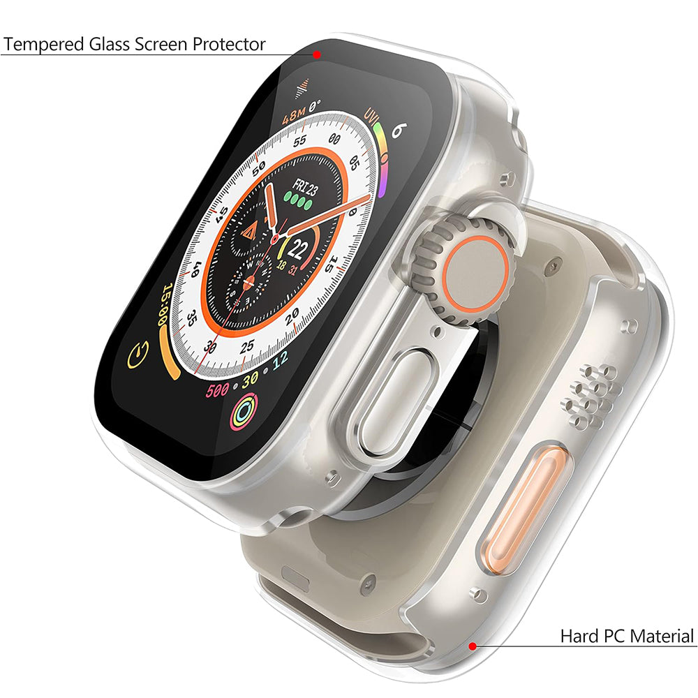 Etui Techsuit Defense360 Pro dla Apple Watch Ultra Series, Przezroczyste