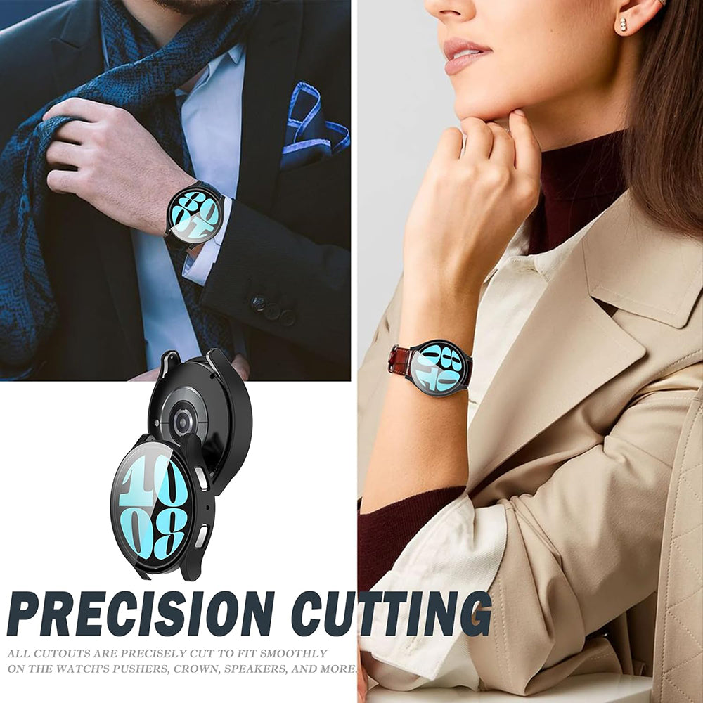 Etui Techsuit Defense360 Pro do Samsung Galaxy Watch6 44mm, czarne