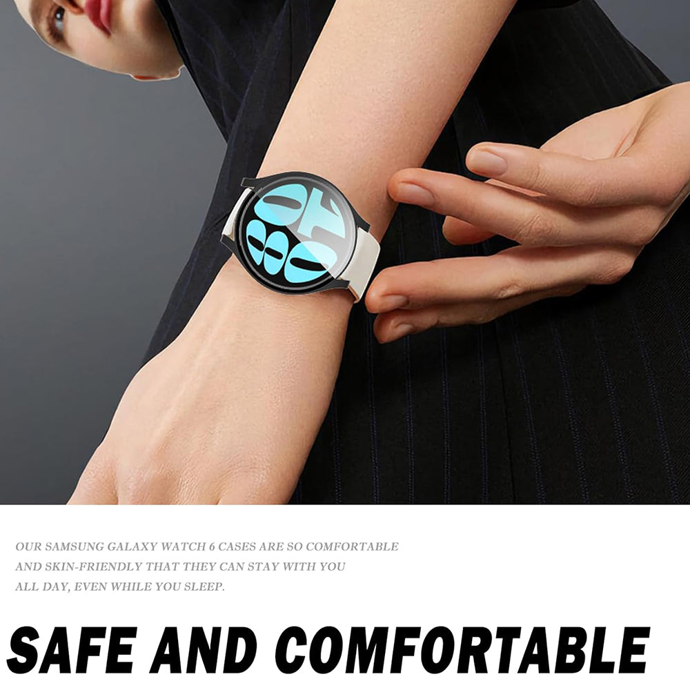 Etui Techsuit Defense360 Pro do Samsung Galaxy Watch6 44mm, czarne