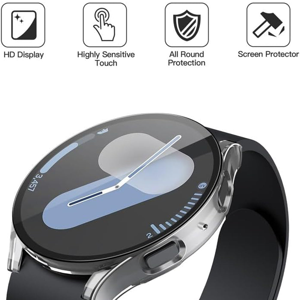Etui Techsuit Defense360 Pro do Samsung Galaxy Watch7 40mm, Przezroczyste