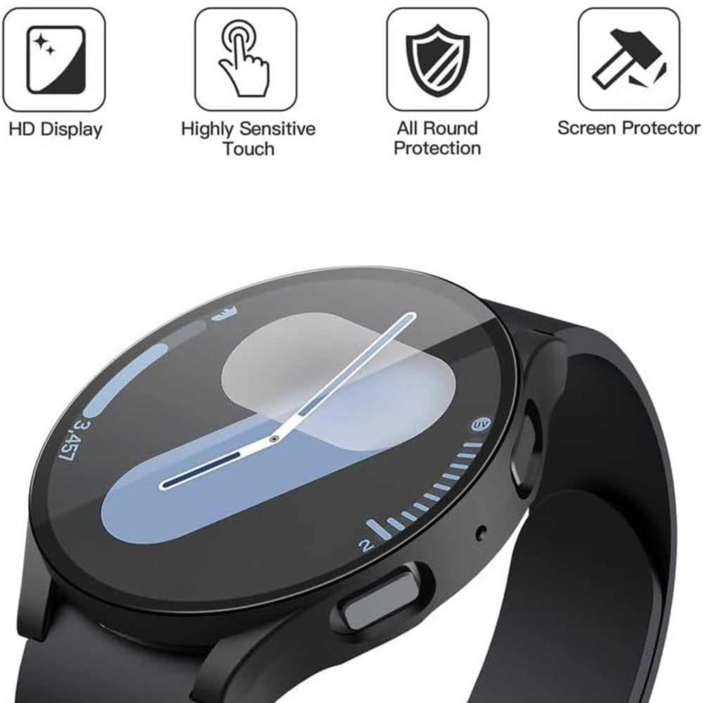 Etui Techsuit Defense360 Pro do Samsung Galaxy Watch7 44mm, czarne