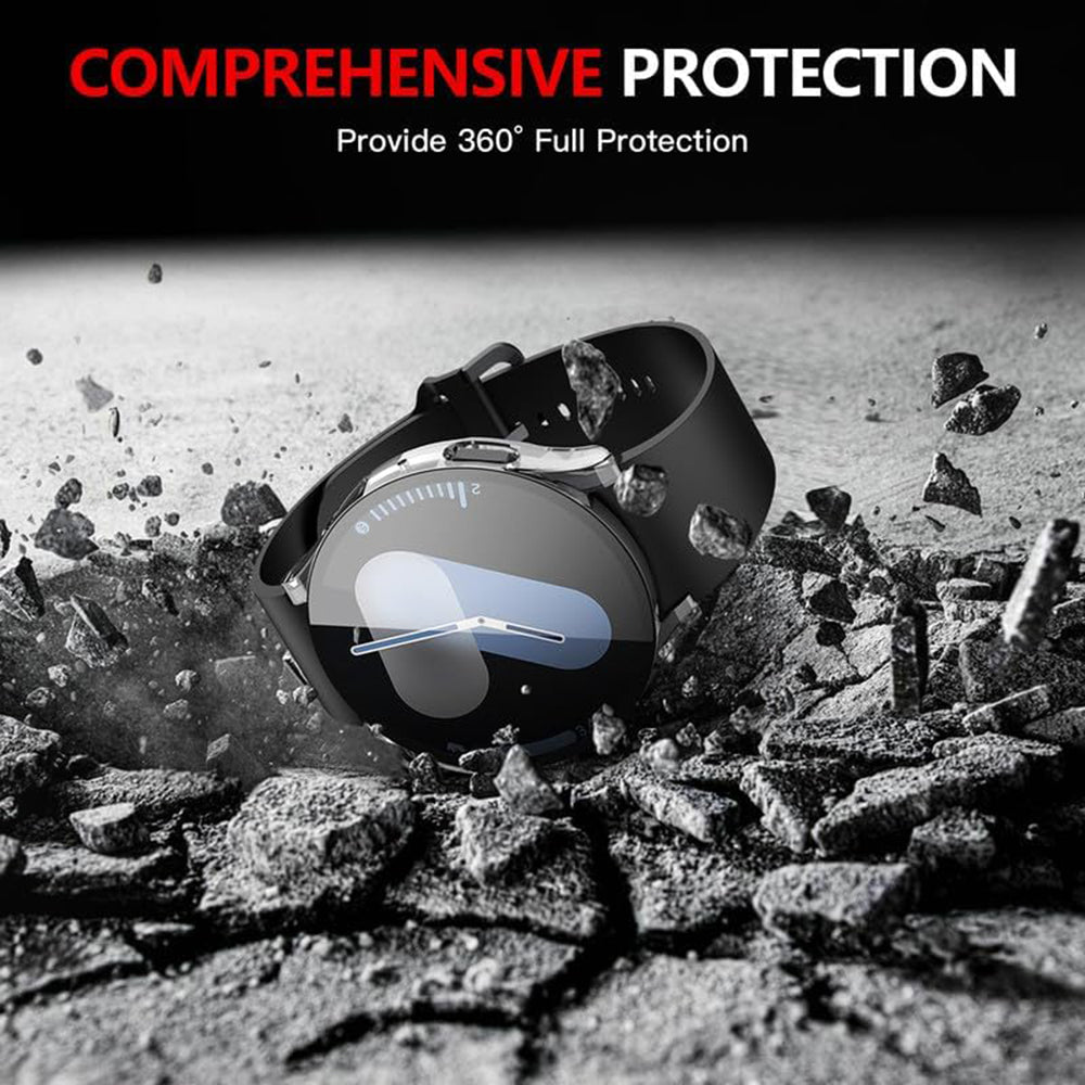 Etui Techsuit Defense360 Pro do Samsung Galaxy Watch7 44mm, Przezroczyste