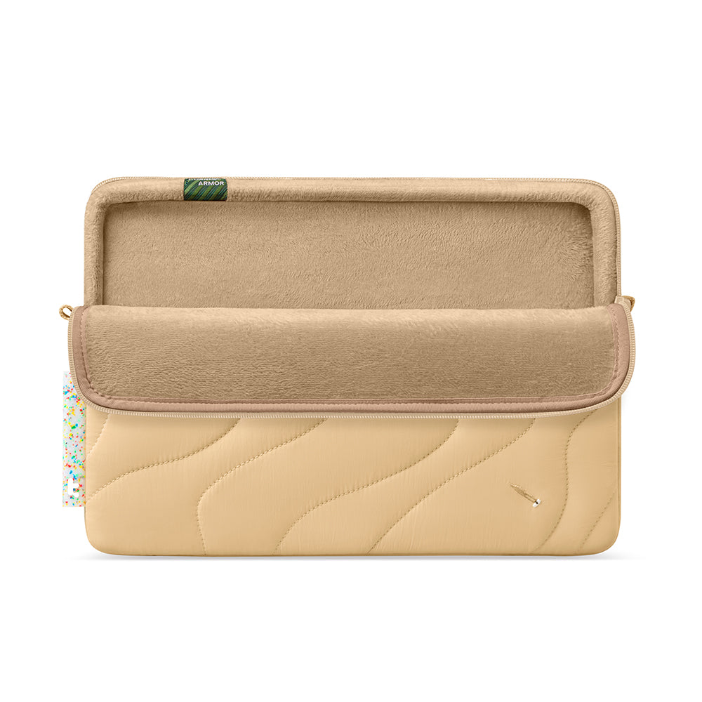 Etui Tomtoc Terra na laptopa 14 cali, Kremowy