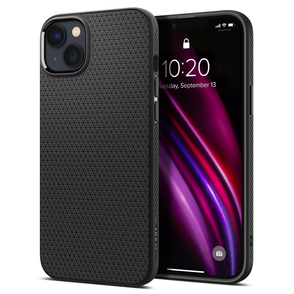 Etui na Apple iPhone 14, Spigen, Liquid Air, Matowe Czarne