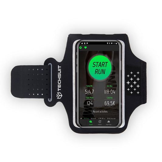 Uniwersalne etui na telefon max. 6,5 cala, Techsuit, Sports TH10, szary
