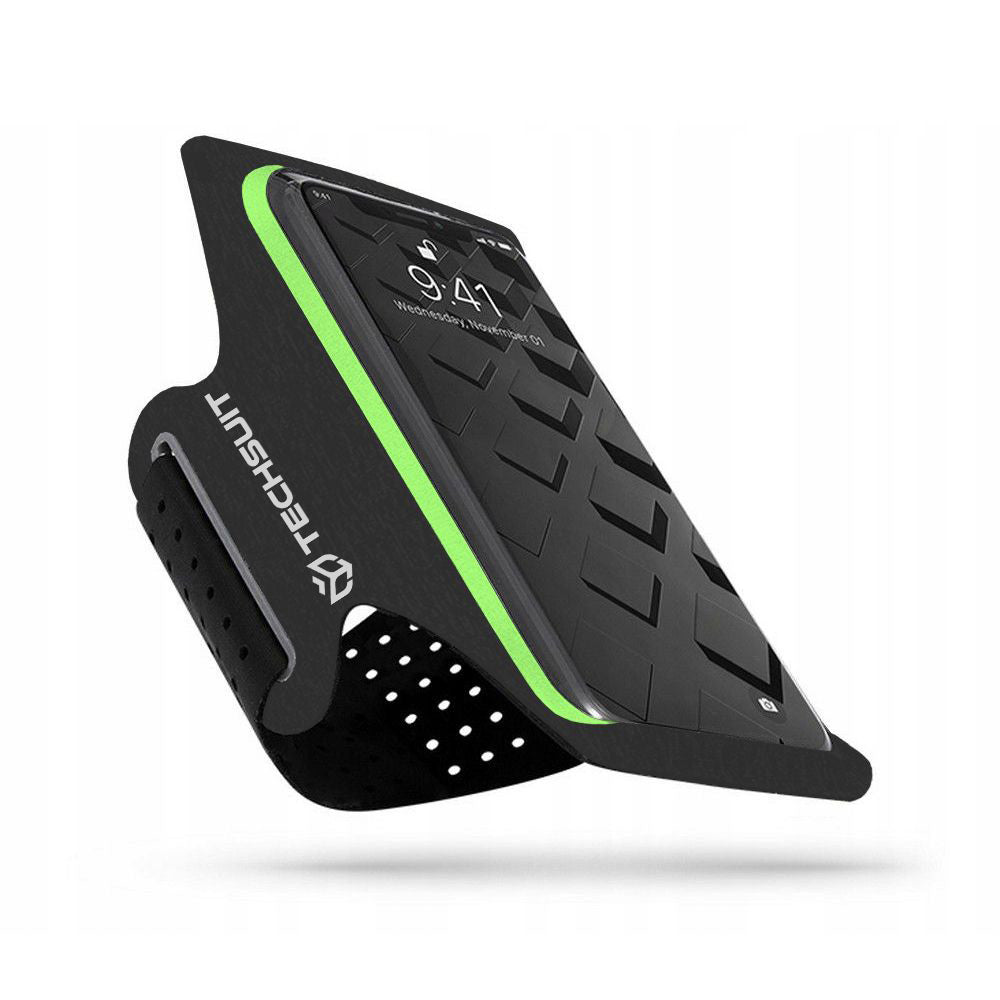 Uniwersalne etui na telefon max. 6,5 cala, Techsuit, Sports TH10, Zielony