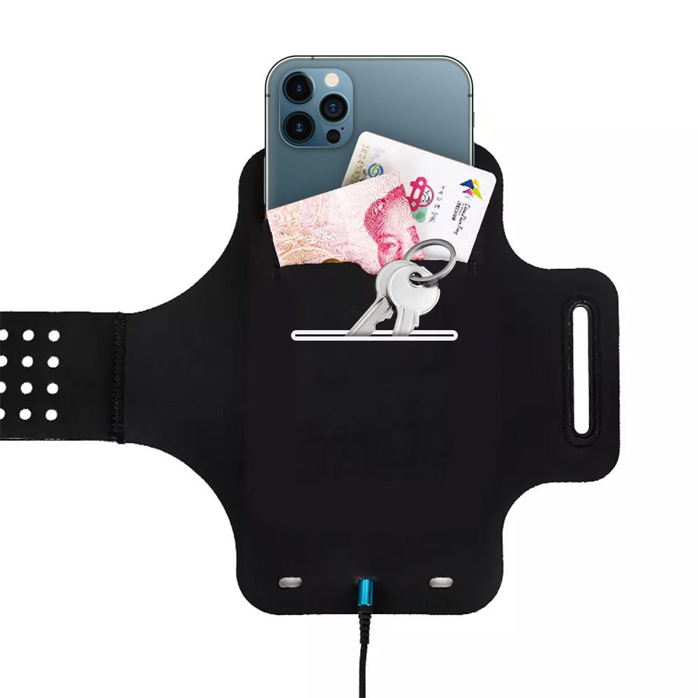 Uniwersalne etui na telefon max. 6,5 cala, Techsuit, Sports TH10, Zielony
