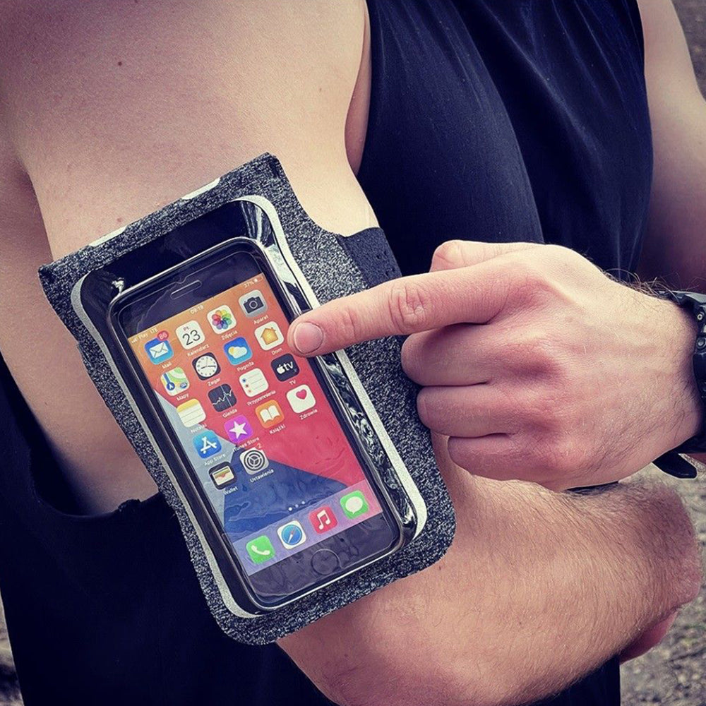 Uniwersalne etui na telefon max. 6,5 cala, Techsuit, Sports TH10, Zielony