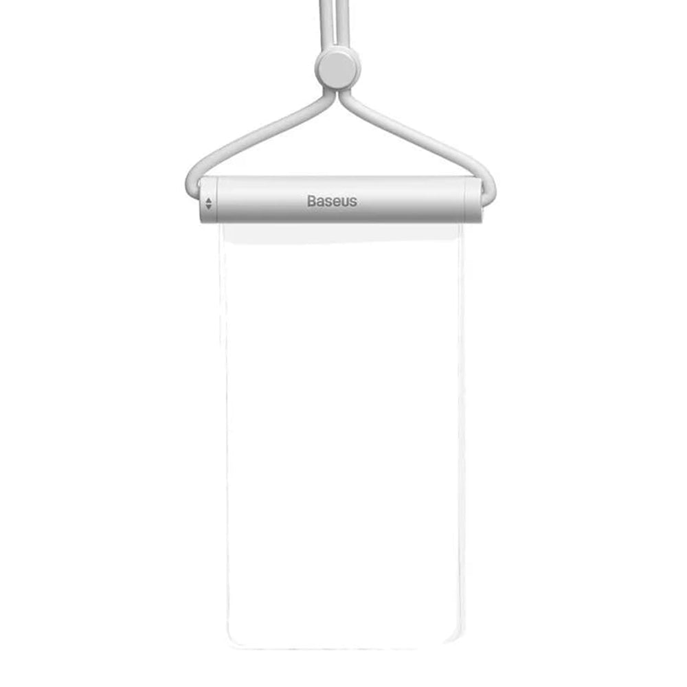 Etui Uniwersalne Wodoodporne, Baseus, AquaGlide Cylindrical, Białe P60263701213-00