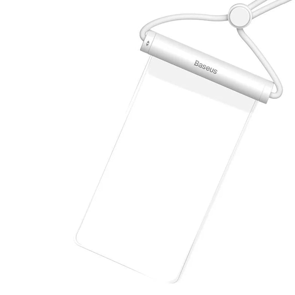 Etui Uniwersalne Wodoodporne, Baseus, AquaGlide Cylindrical, Białe P60263701213-00