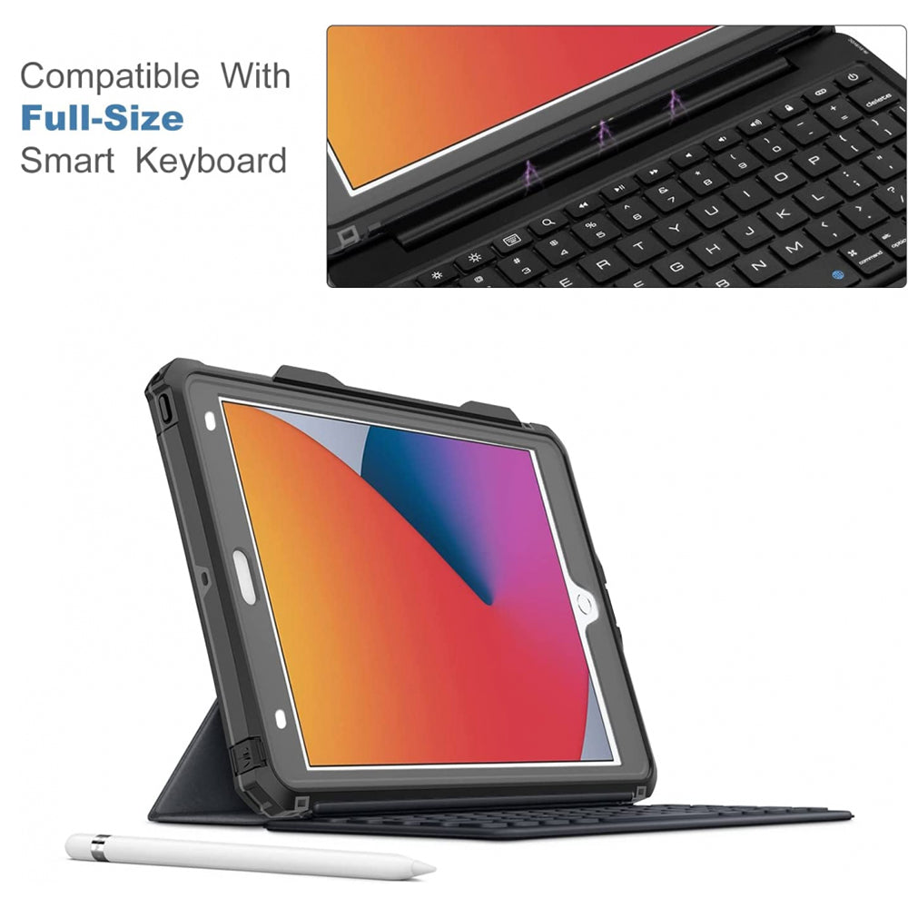 Wodoodporne etui do Apple iPad 10.2 (2021) / 10.2 (2020) / 10.2 (2019), ShellBox, czarne