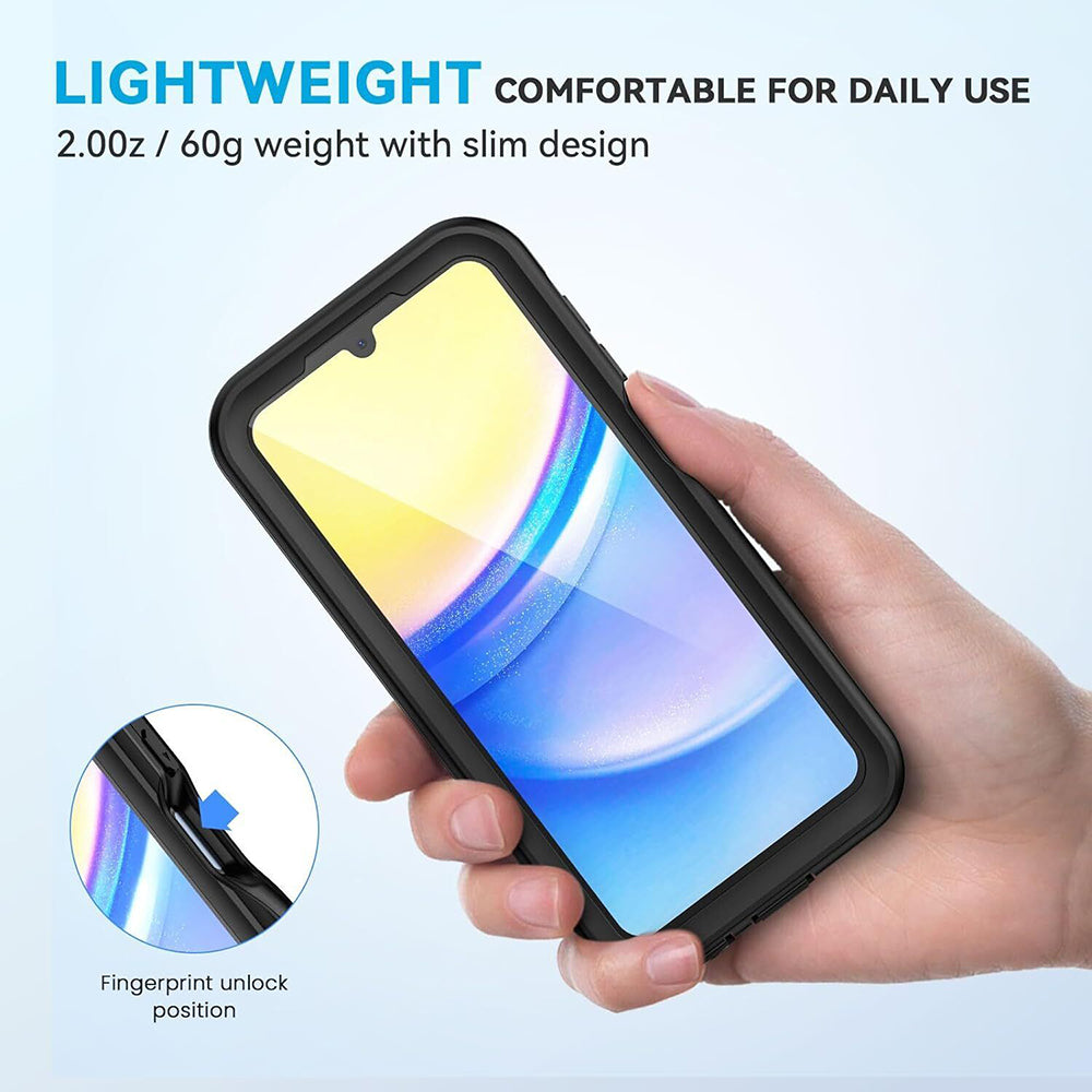 Wodoodporne etui do Samsung Galaxy A15 5G A156 / A15 A155, ShellBox, czarne