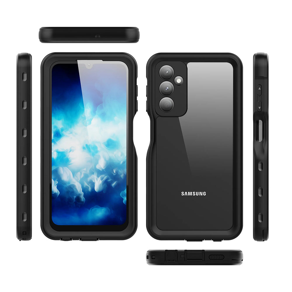 Wodoodporne etui do Samsung Galaxy A25 A256, ShellBox, czarne