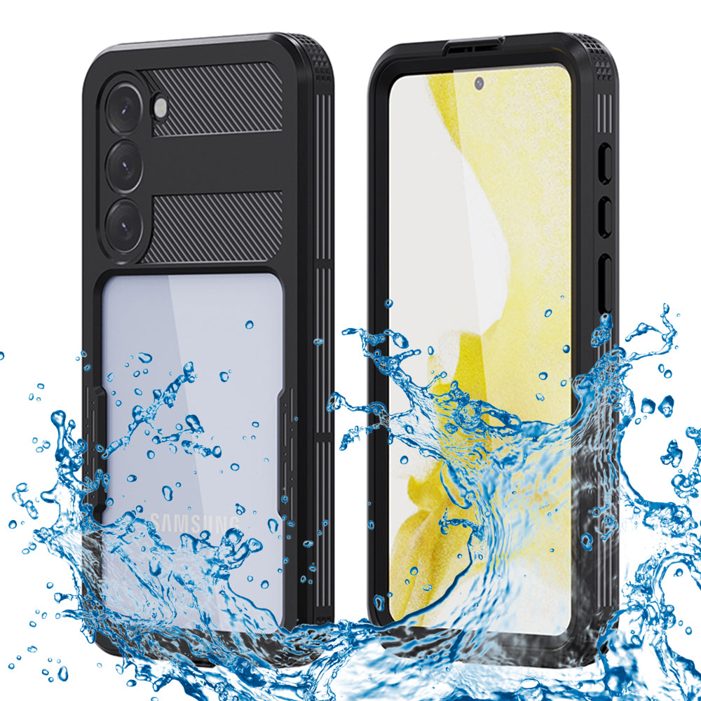 Wodoodporne etui do Samsung Galaxy S23+ S916, ShellBox, czarne