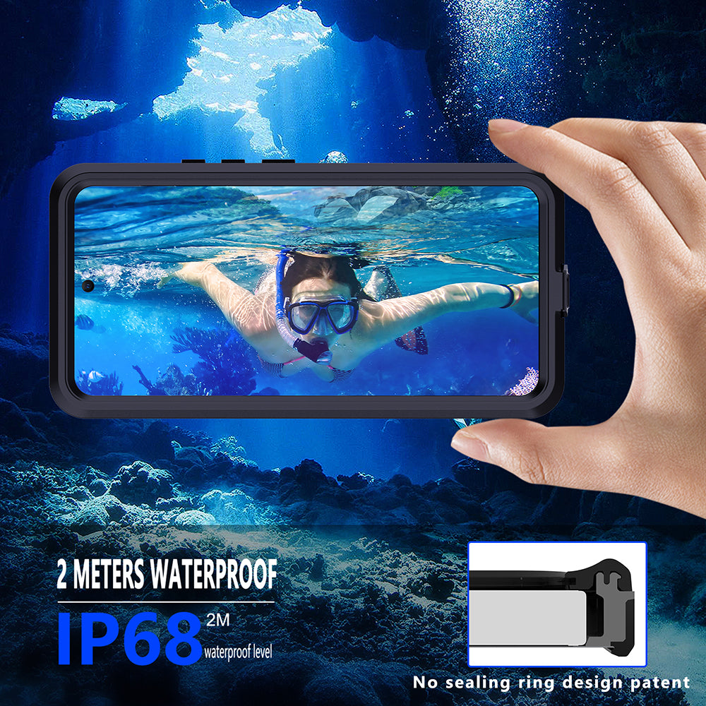 Wodoodporne etui do Xiaomi Poco X7 / Redmi Note 14 Pro 5G, ShellBox, czarne