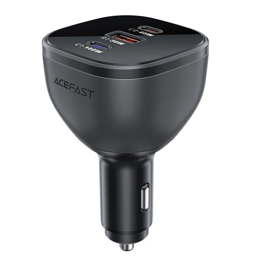 Ładowarka samochodowa Acefast B14, 165W, 5A, 1 x USB-A - 2 x USB-C, Czarna