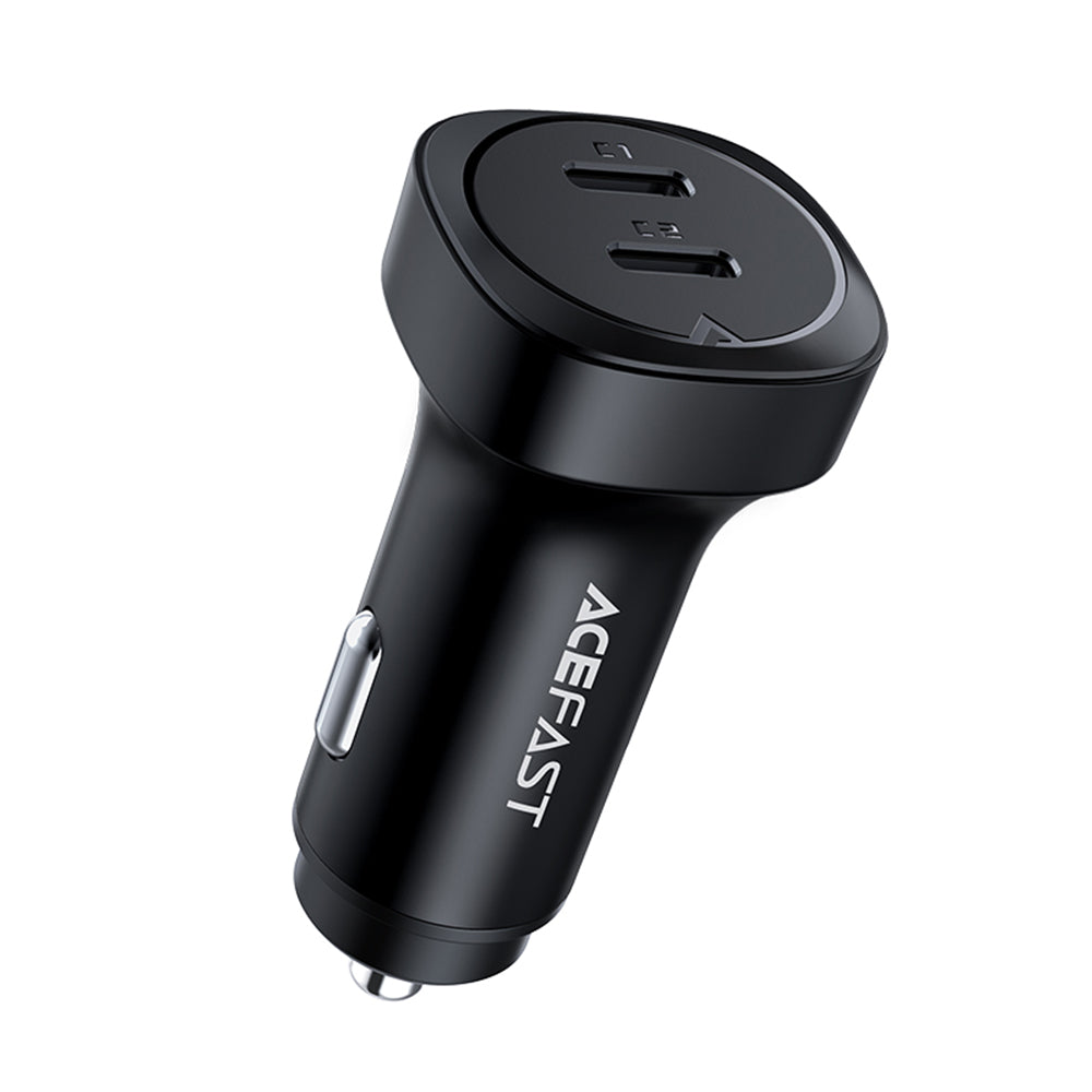 Ładowarka samochodowa Acefast B2, 72W, 3A, 2 x USB-C, Czarna