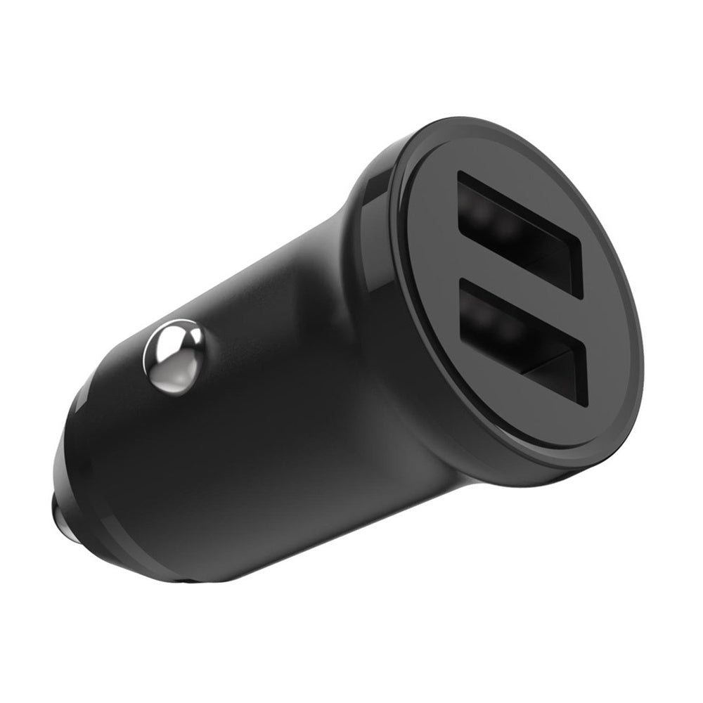 Ładowarka samochodowa Fixed, 15.5W, 3A, 2 x USB-A, Czarna