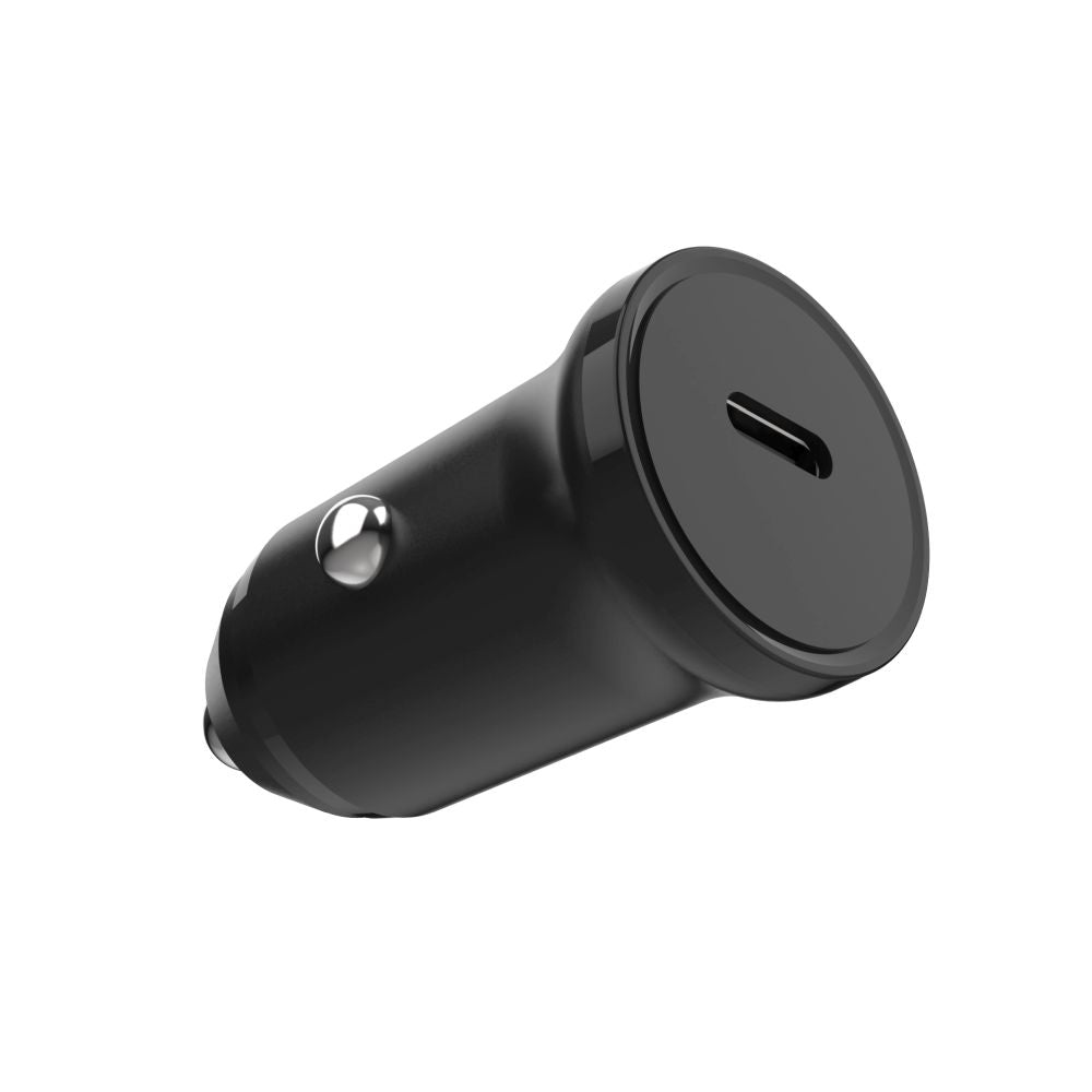 Ładowarka samochodowa Fixed, 30W, 3A, 1 x USB-C, Czarna