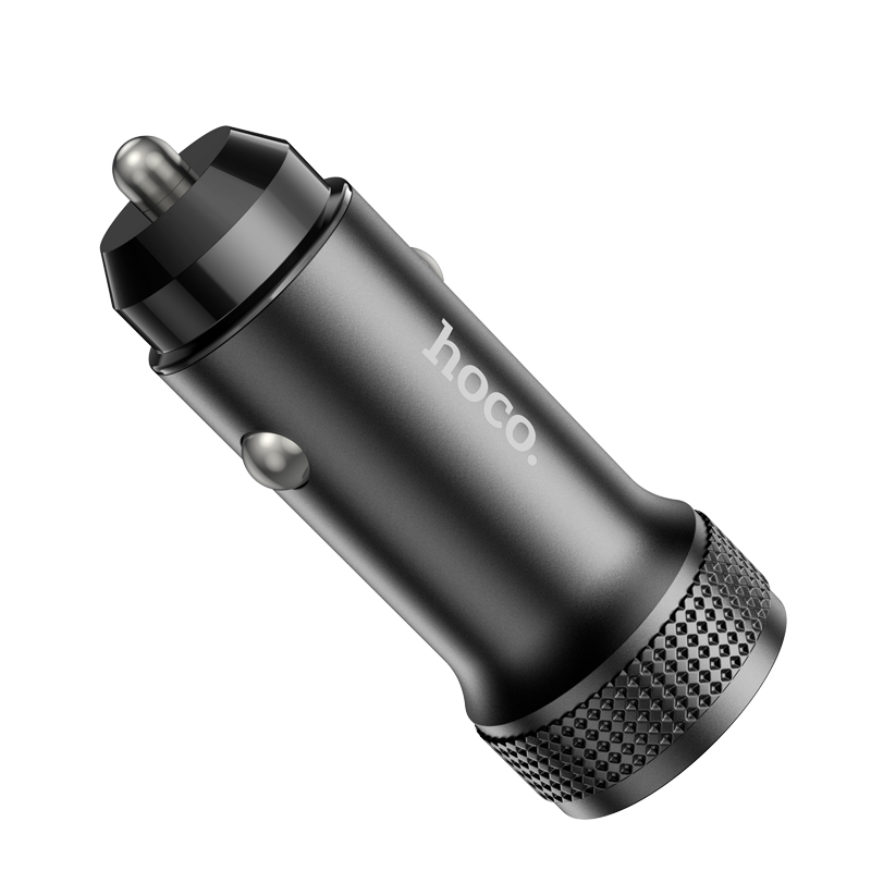Ładowarka samochodowa HOCO Z49A, 18W, 3A, 1 x USB-A, Czarny