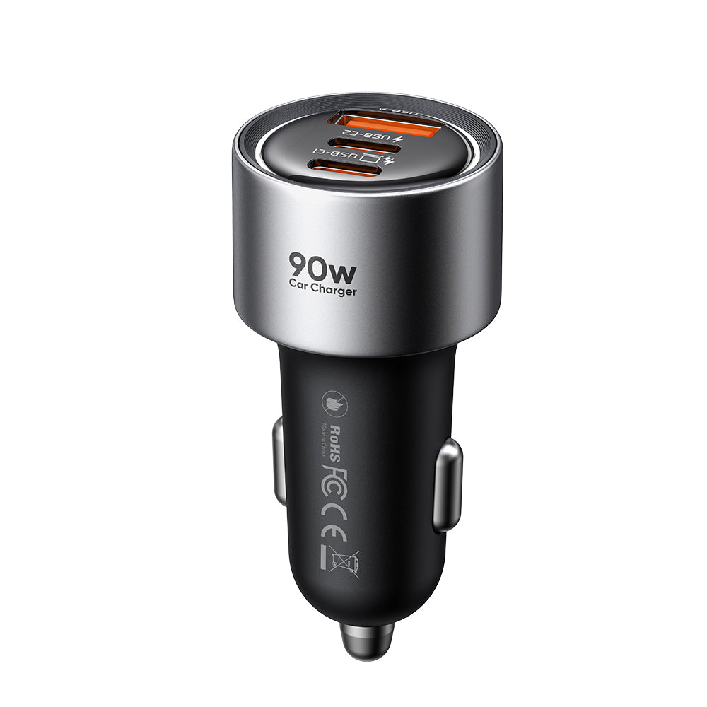 Ładowarka samochodowa McDodo CC-3110 Gana, 90W, 3A, 1 x USB-A - 2 x USB-C, czarna