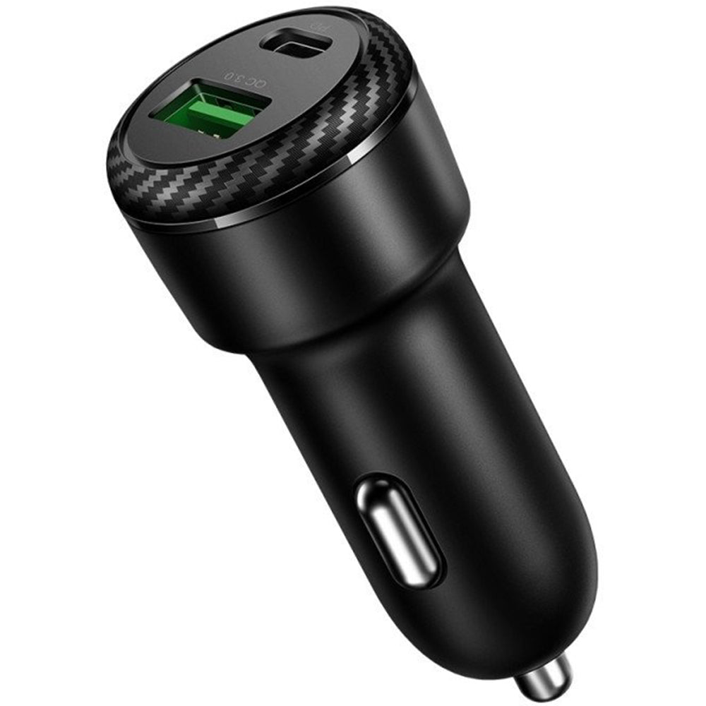 Ładowarka samochodowa McDodo CC-5970, 38W, 3A, 1 x USB-A - 1 x USB-C, Czarna