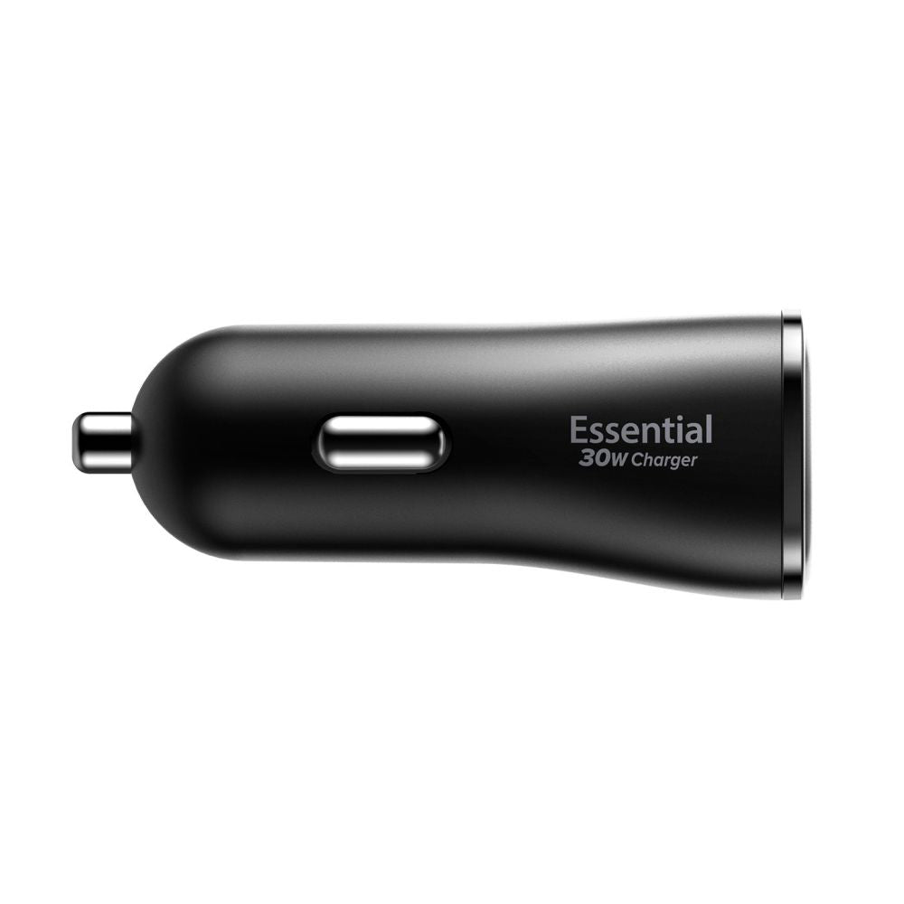Ładowarka samochodowa Spigen EV302 Essential, 30W, 3A, 2 x USB-A, Czarna